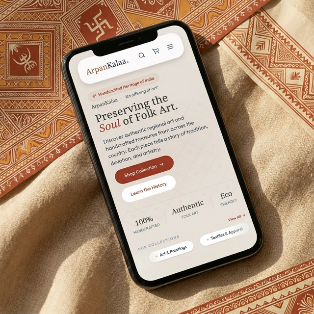 ArpanKalaa on Mobile