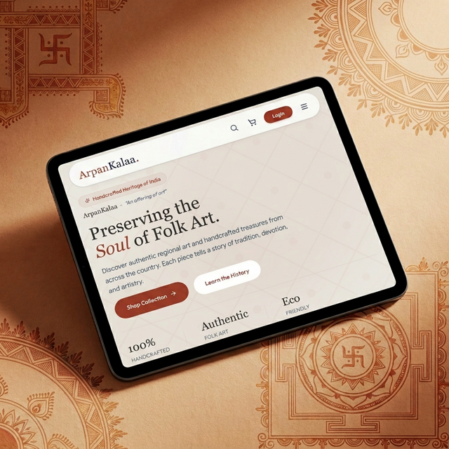 ArpanKalaa on Tablet